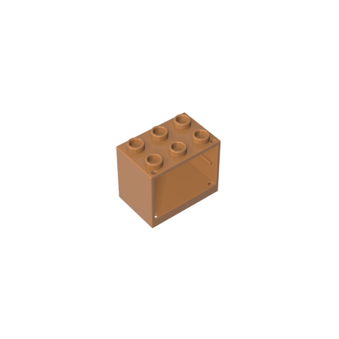 Gobricks,Cupboard 2 x 3 x 2 with Solid Studs,4532,92410,4532a
