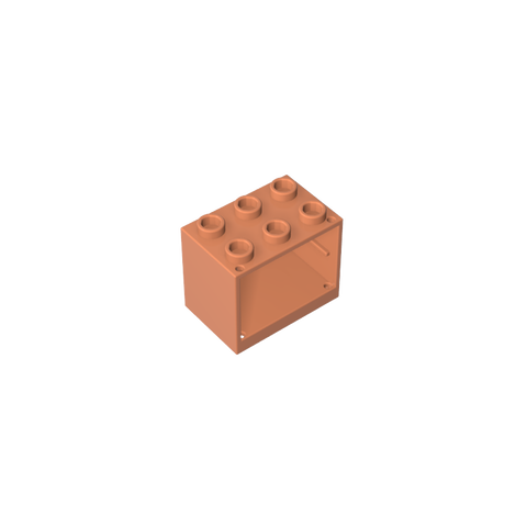 Gobricks,Cupboard 2 x 3 x 2 with Solid Studs,4532,92410,4532a