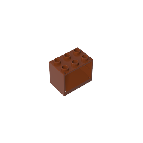 Gobricks,Cupboard 2 x 3 x 2 with Solid Studs,4532,92410,4532a