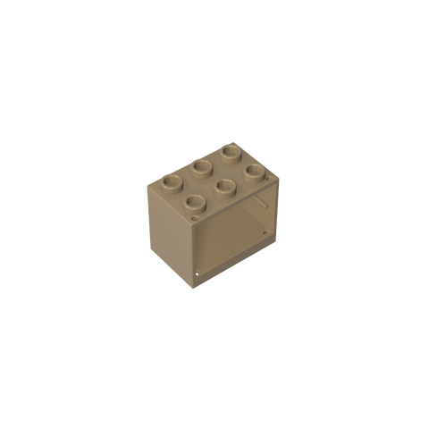 Gobricks,Cupboard 2 x 3 x 2 with Solid Studs,4532,92410,4532a