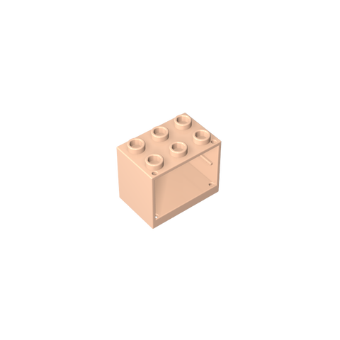 Gobricks,Cupboard 2 x 3 x 2 with Solid Studs,4532,92410,4532a