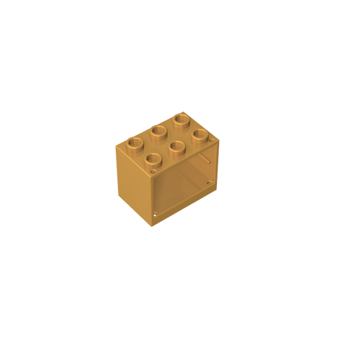 Gobricks,Cupboard 2 x 3 x 2 with Solid Studs,4532,92410,4532a