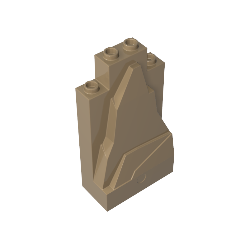 Gobricks,Rock Panel 2 x 4 x 6,47847