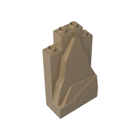 Gobricks,Rock Panel 2 x 4 x 6,47847