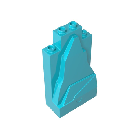 Gobricks,Rock Panel 2 x 4 x 6,47847