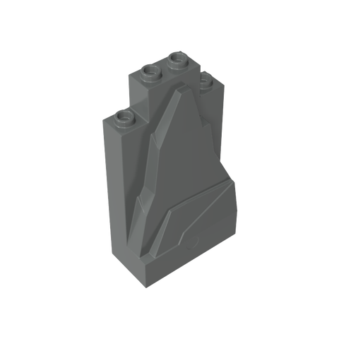 Gobricks,Rock Panel 2 x 4 x 6,47847