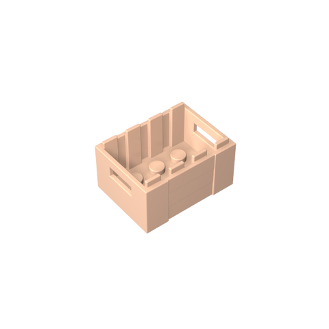 Gobricks,Box/ Crate with Handholds,30150