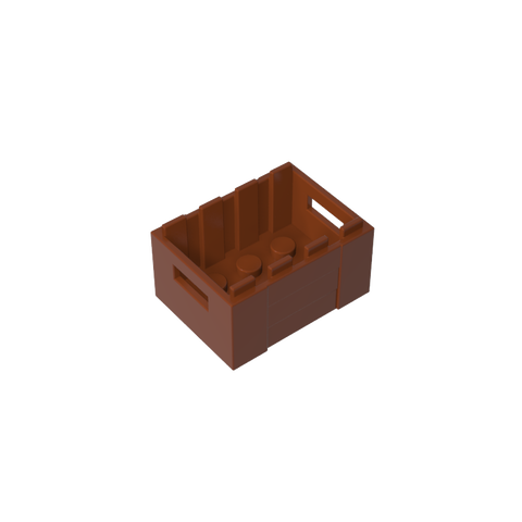 Gobricks,Box/ Crate with Handholds,30150