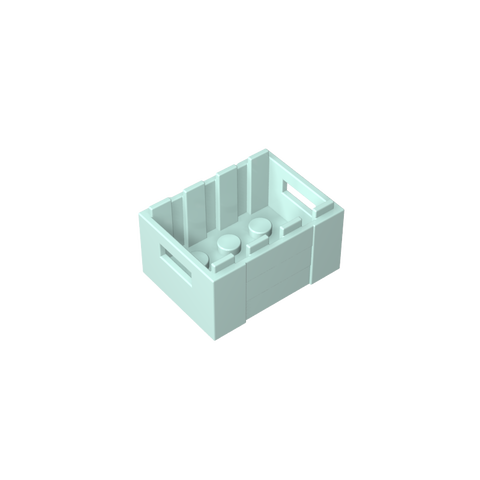 Gobricks,Box/ Crate with Handholds,30150