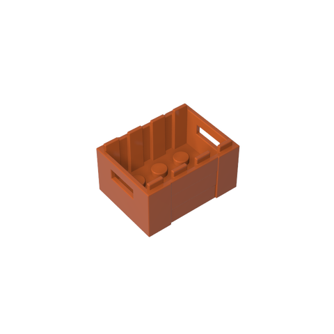 Gobricks,Box/ Crate with Handholds,30150