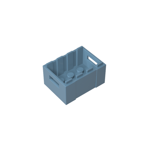 Gobricks,Box/ Crate with Handholds,30150