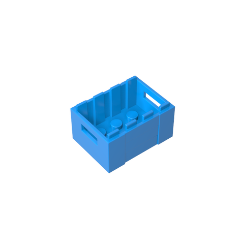 Gobricks,Box/ Crate with Handholds,30150