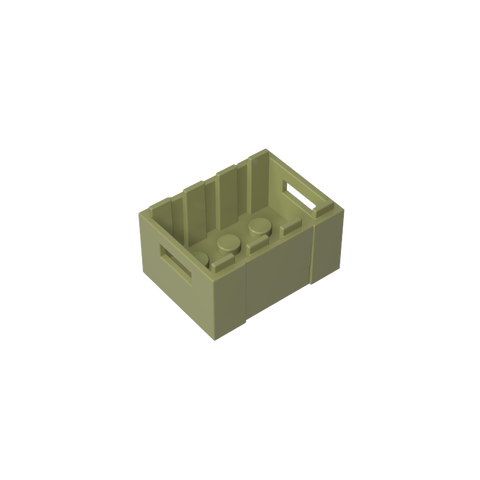 Gobricks,Box/ Crate with Handholds,30150