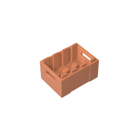 Gobricks,Box/ Crate with Handholds,30150