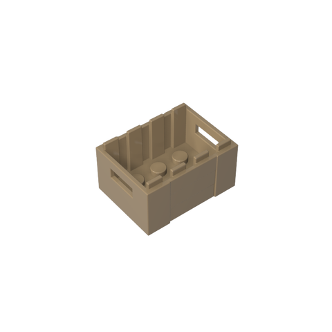 Gobricks,Box/ Crate with Handholds,30150