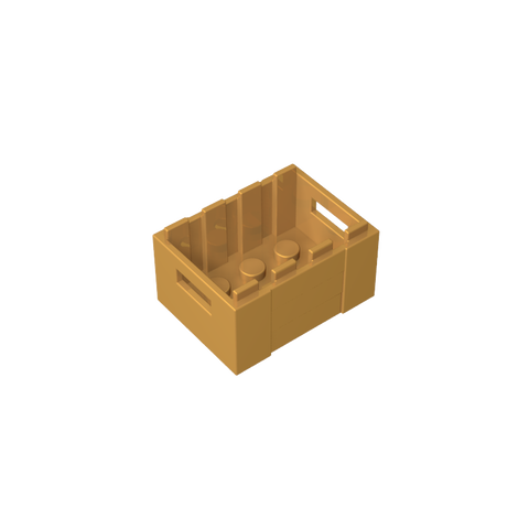 Gobricks,Box/ Crate with Handholds,30150