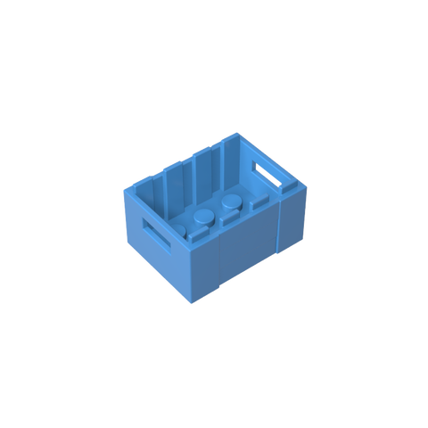 Gobricks,Box/ Crate with Handholds,30150