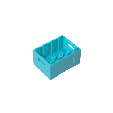 Gobricks,Box/ Crate with Handholds,30150