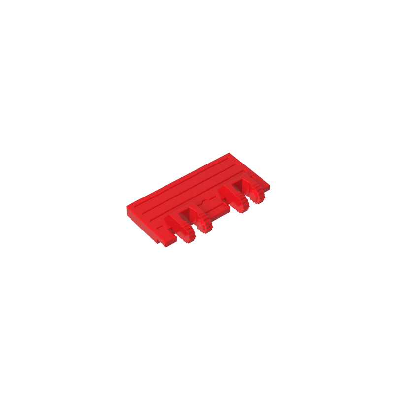 Gobricks,Hinge Train Gate 2 x 4 Locking Dual 2 Fingers without Rear Reinforcements,92092,44569