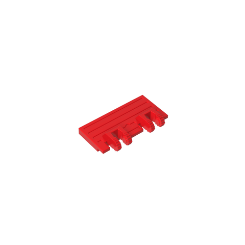 Gobricks,Hinge Train Gate 2 x 4 Locking Dual 2 Fingers without Rear Reinforcements,92092,44569
