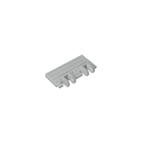 Gobricks,Hinge Train Gate 2 x 4 Locking Dual 2 Fingers without Rear Reinforcements,92092,44569