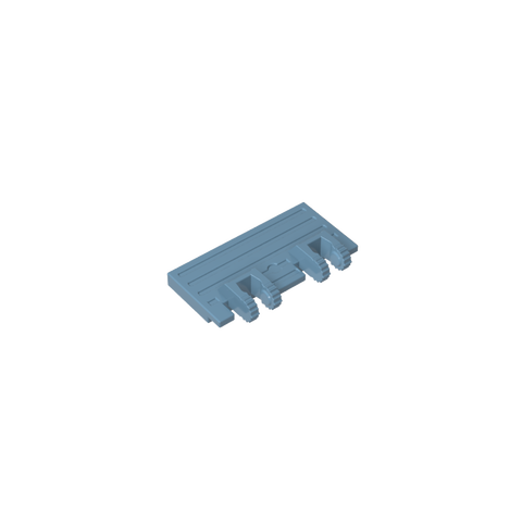 Gobricks,Hinge Train Gate 2 x 4 Locking Dual 2 Fingers without Rear Reinforcements,92092,44569