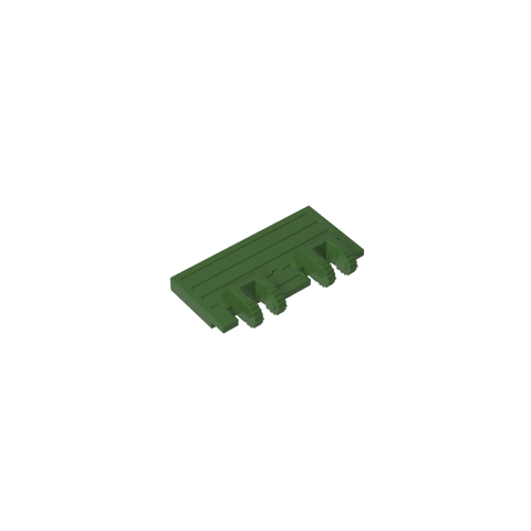 Gobricks,Hinge Train Gate 2 x 4 Locking Dual 2 Fingers without Rear Reinforcements,92092,44569