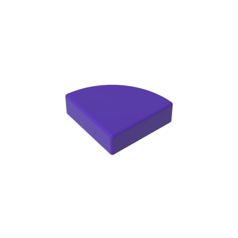 Gobricks,Tile Round 1 x 1 Quarter,25269,48410,67173