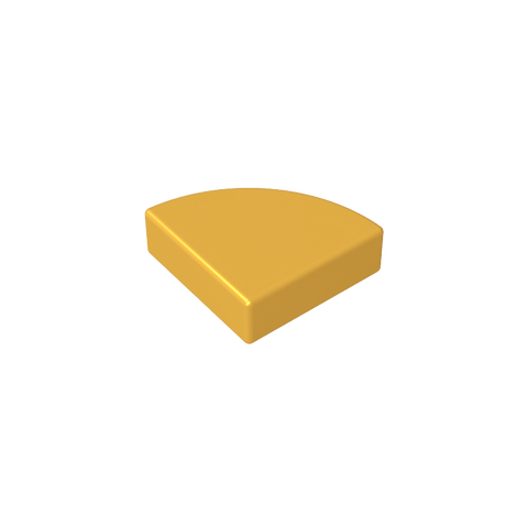 Gobricks,Tile Round 1 x 1 Quarter,25269,48410,67173