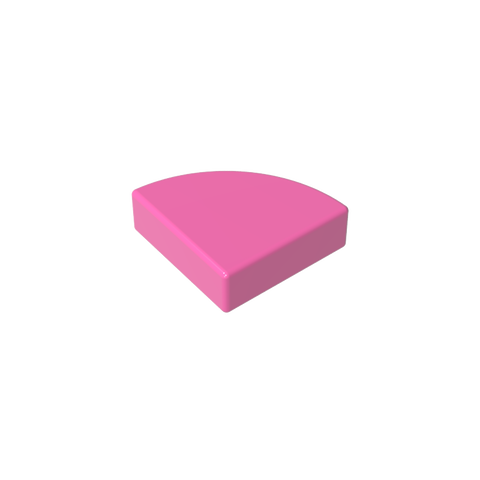 Gobricks,Tile Round 1 x 1 Quarter,25269,48410,67173