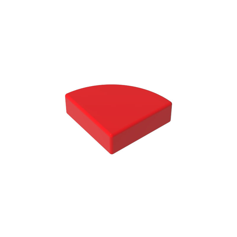 Gobricks,Tile Round 1 x 1 Quarter,25269,48410,67173