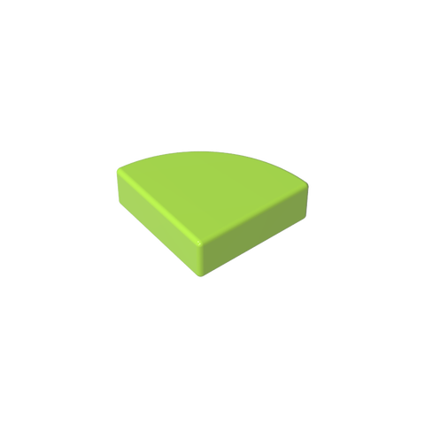 Gobricks,Tile Round 1 x 1 Quarter,25269,48410,67173