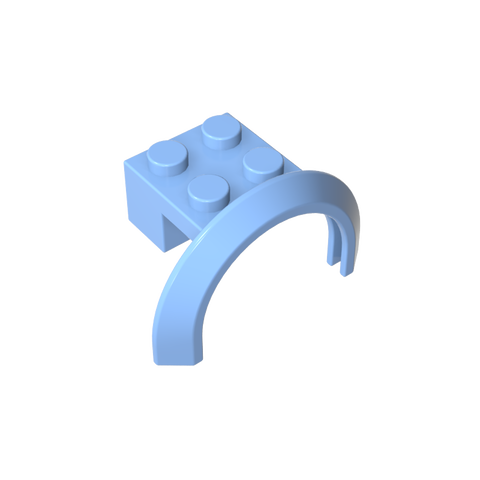 Gobricks,Wheel Arch, Mudguard 4 x 2 1/2 x 2,50745