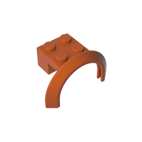 Gobricks,Wheel Arch, Mudguard 4 x 2 1/2 x 2,50745