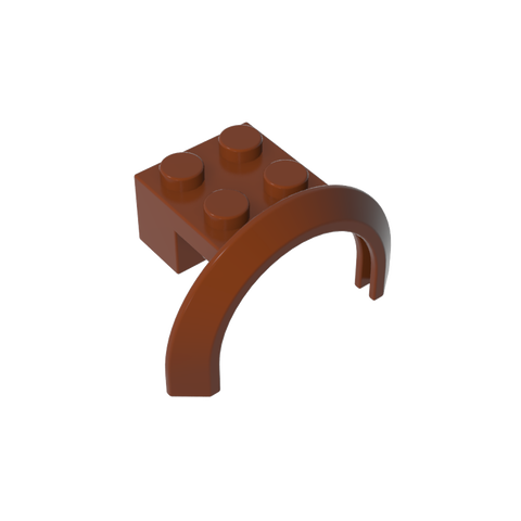 Gobricks,Wheel Arch, Mudguard 4 x 2 1/2 x 2,50745
