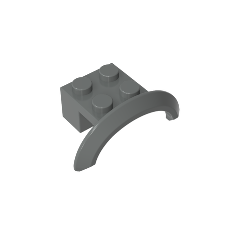 Gobricks,Wheel Arch, Mudguard 4 x 2 1/2 x 1,98282,28579