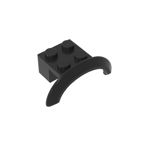 Gobricks,Wheel Arch, Mudguard 4 x 2 1/2 x 1,98282,28579