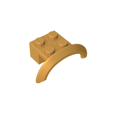 Gobricks,Wheel Arch, Mudguard 4 x 2 1/2 x 1,98282,28579