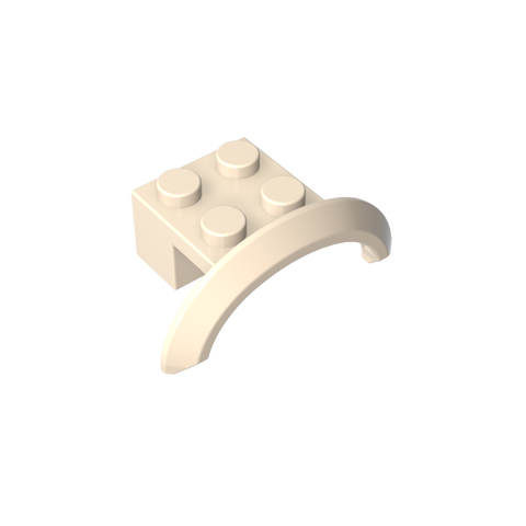 Gobricks,Wheel Arch, Mudguard 4 x 2 1/2 x 1,98282,28579