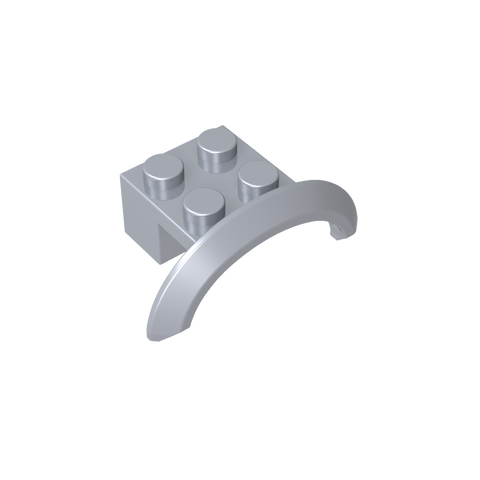 Gobricks,Wheel Arch, Mudguard 4 x 2 1/2 x 1,98282,28579