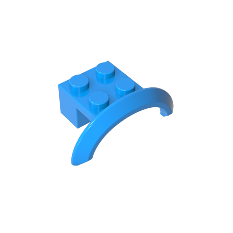 Gobricks,Wheel Arch, Mudguard 4 x 2 1/2 x 1,98282,28579