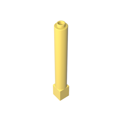 Gobricks,Support 1 x 1 x 6 Solid Pillar,43888