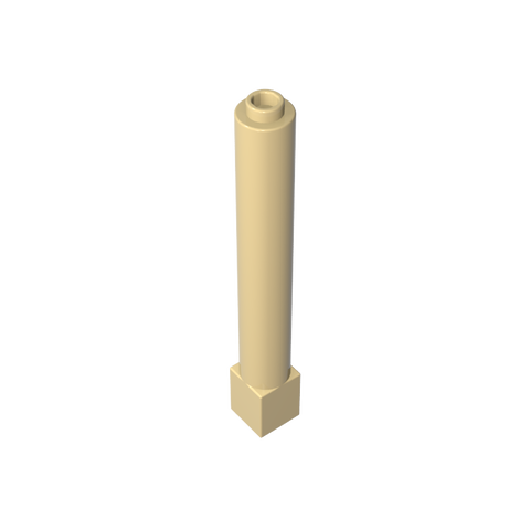 Gobricks,Support 1 x 1 x 6 Solid Pillar,43888