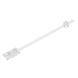 Bar 1 x 12 with 1 x 2 Plate End with Hollow Studs and 1 x 1 Round Plate End,99784