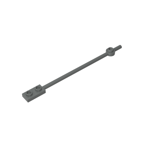 Gobricks,Bar 1 x 12 with 1 x 2 Plate End with Hollow Studs and 1 x 1 Round Plate End,99784,42445,49546