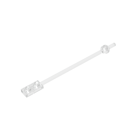 Gobricks,Bar 1 x 12 with 1 x 2 Plate End with Hollow Studs and 1 x 1 Round Plate End,99784,42445,49546