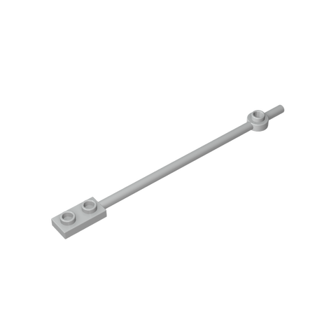 Gobricks,Bar 1 x 12 with 1 x 2 Plate End with Hollow Studs and 1 x 1 Round Plate End,99784,42445,49546