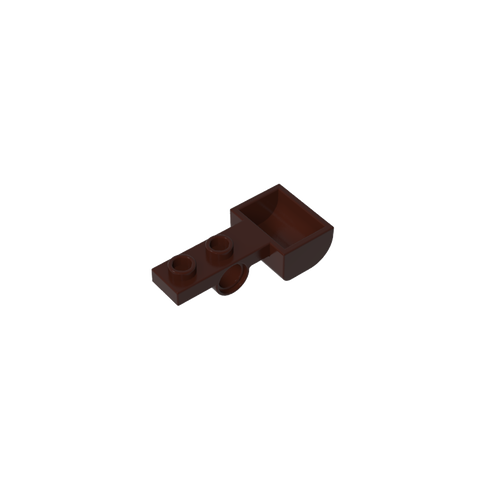 Gobricks,Launcher, 1 x 4 with 1 x 2 Plate with Pin Hole and Bucket (Catapult),88289