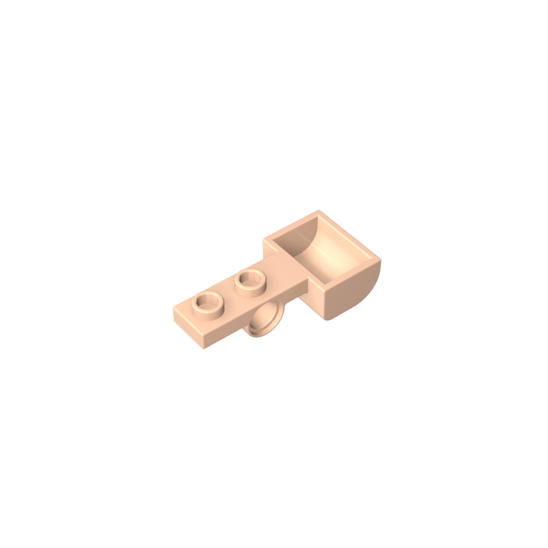 Gobricks,Launcher, 1 x 4 with 1 x 2 Plate with Pin Hole and Bucket (Catapult),88289