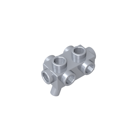Gobricks,Weapon Gun/ Blaster 1 x 2 x 2/3 with Studs on Sides and Handle,15071